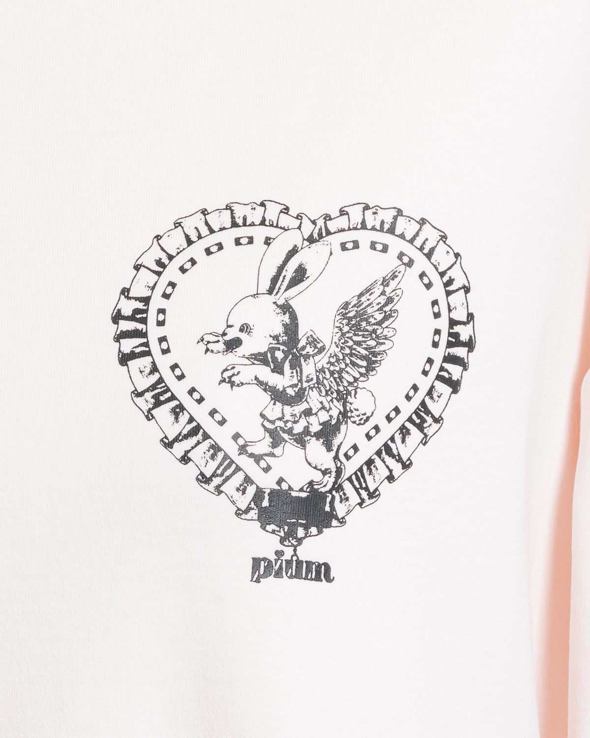 pium shopping bunny オーバーサイズ半袖Tシャツ