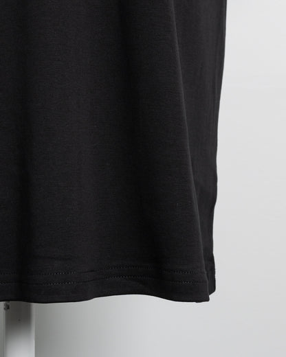 ラインストーンリボンロゴオーバーサイズ半袖Tシャツ