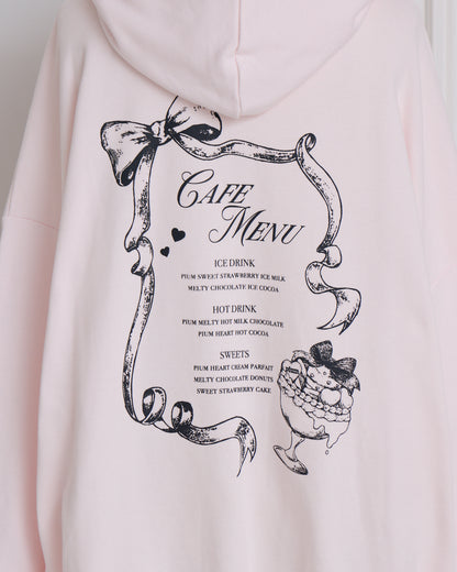 pium sweetsオーバーサイズパーカー