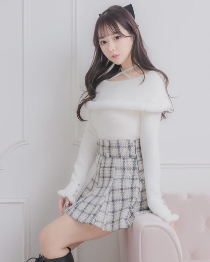 モデル身長：157cm/着用カラー:ホワイト