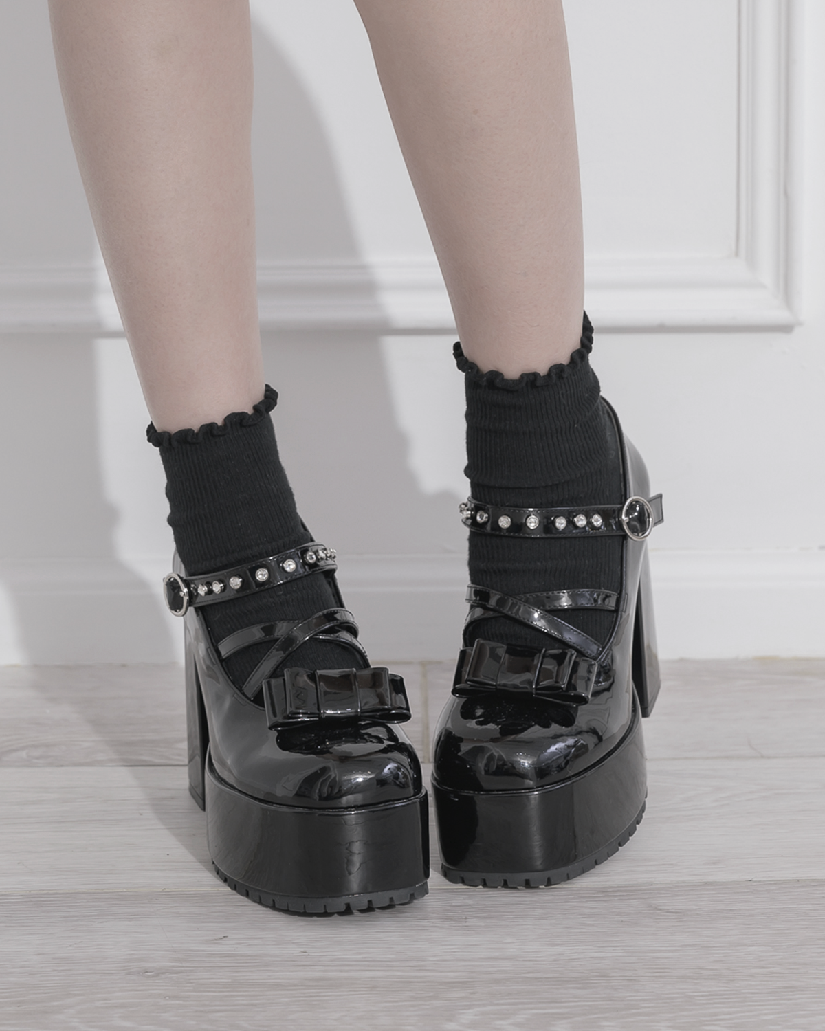 3wayドーリークロスパンプス