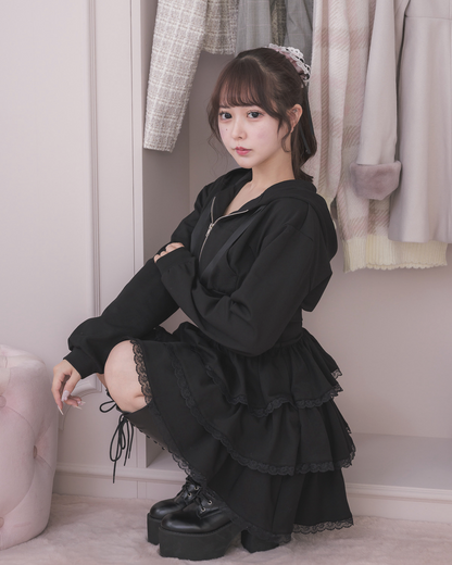 モデル身長：157cm/着用カラー : ブラック