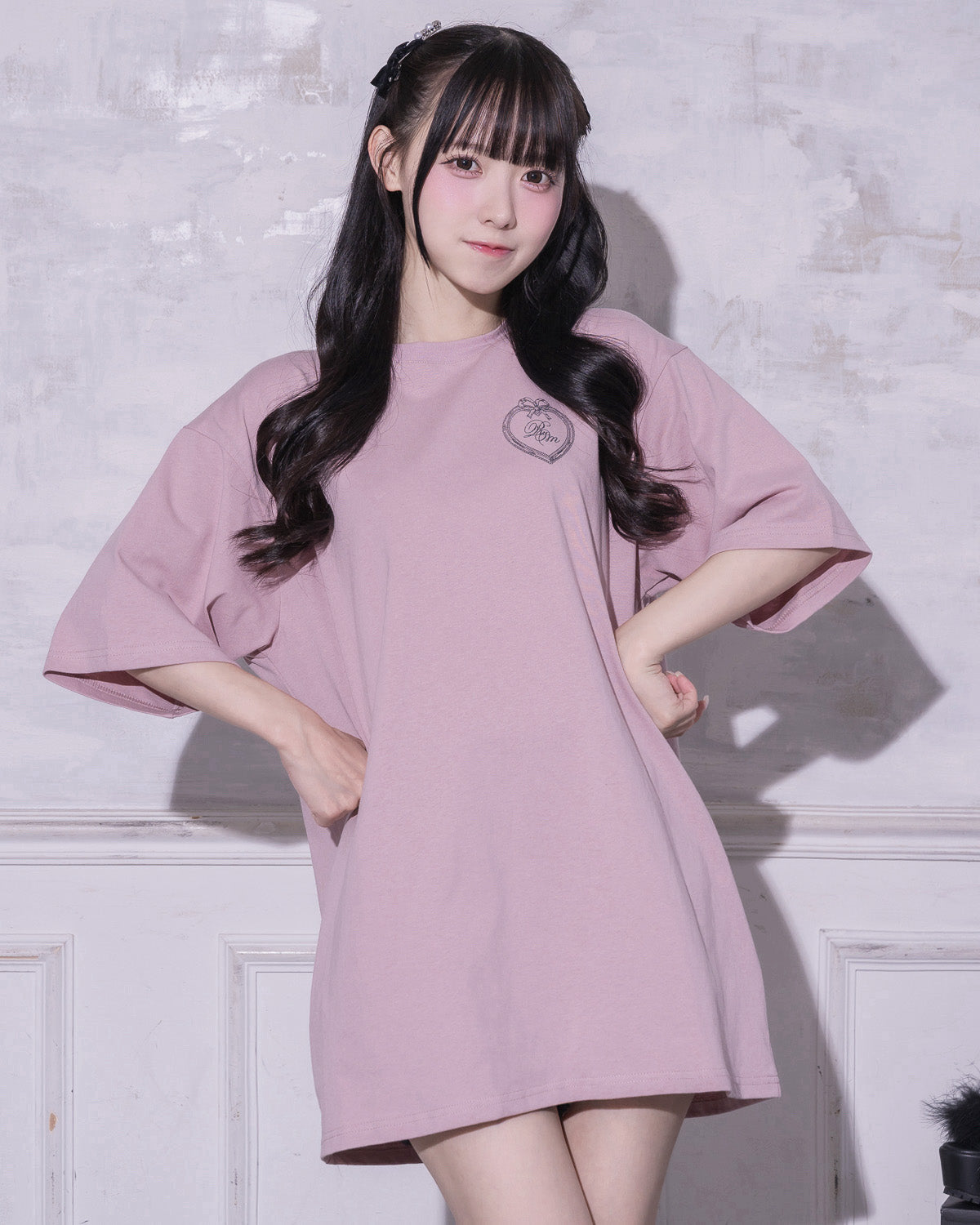 モデル身長:159cm/着用カラー : ピンク