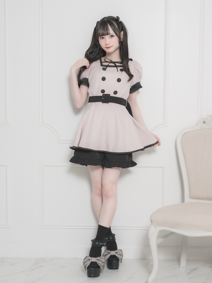 モデル身長：155cm/着用カラー:ピンク