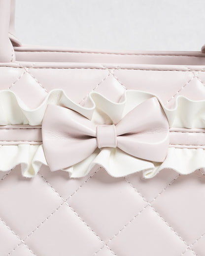 フロントフリルキルティング2wayトート