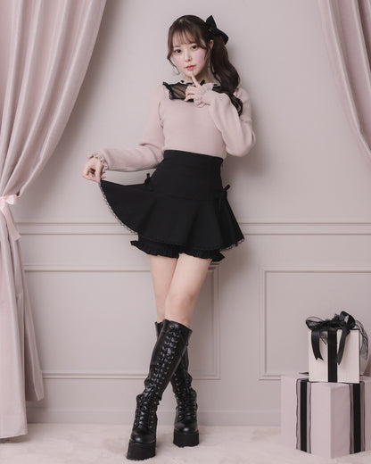 モデル身長：157cm/着用カラー:ブラック