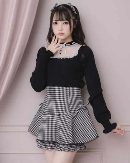 モデル身長：158cm/着用カラー:ブラック