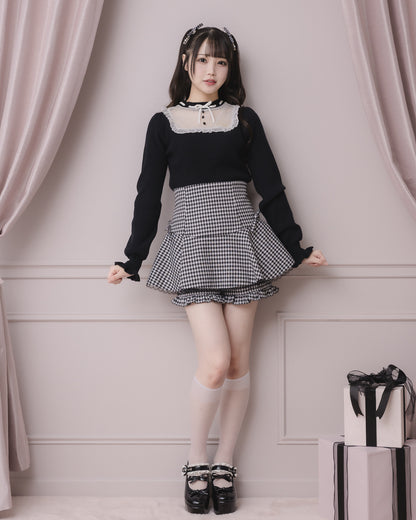 モデル身長：158cm/着用カラー:ブラック