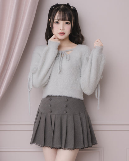 モデル身長：158cm/着用カラー:ブルーグレー