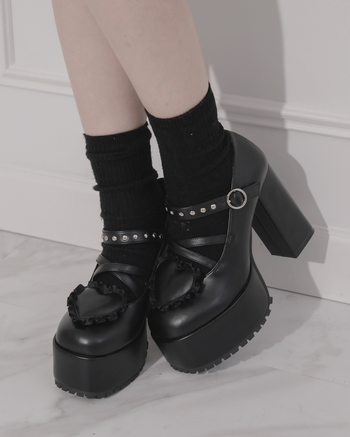 3wayドーリークロスパンプス