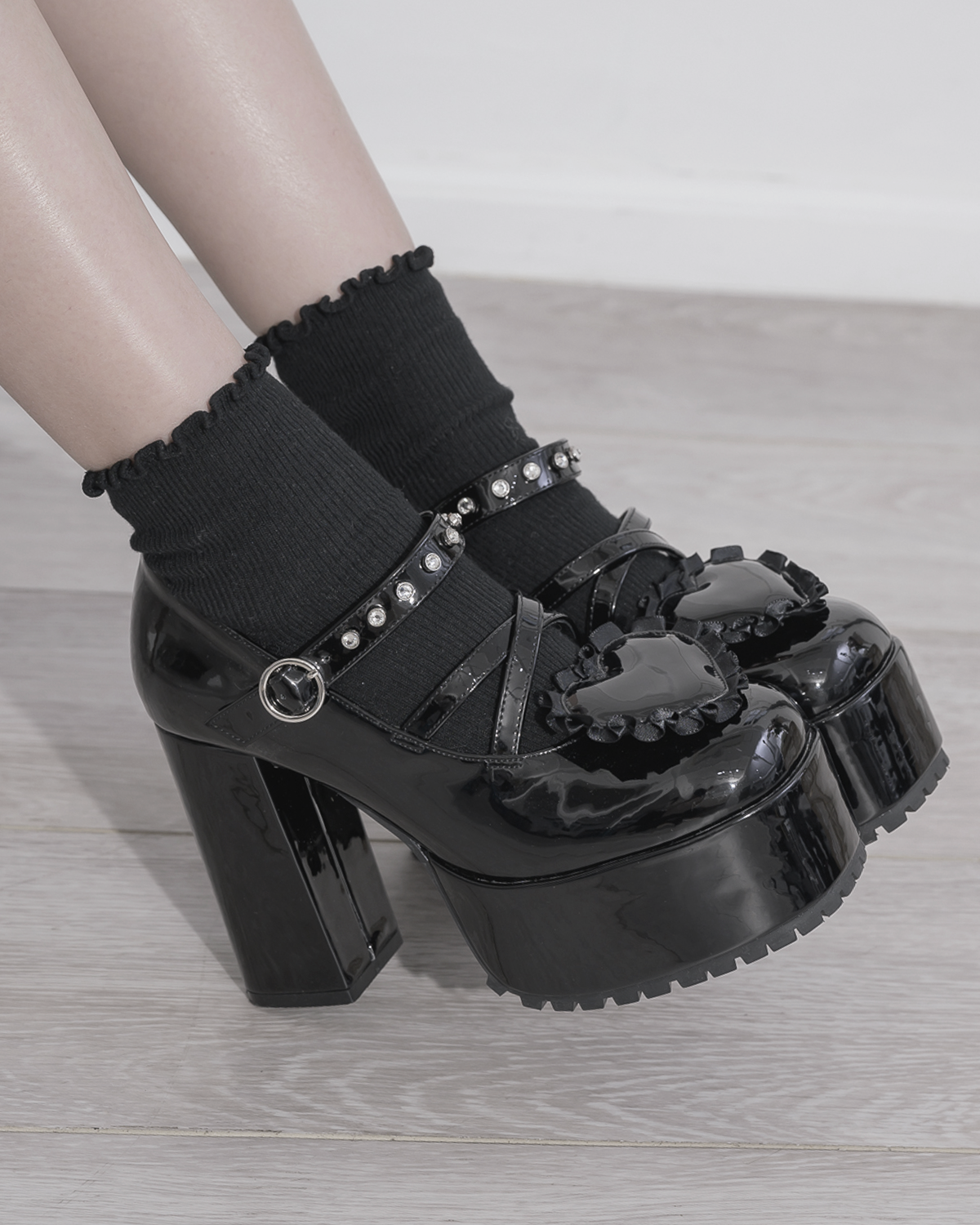 3wayドーリークロスパンプス