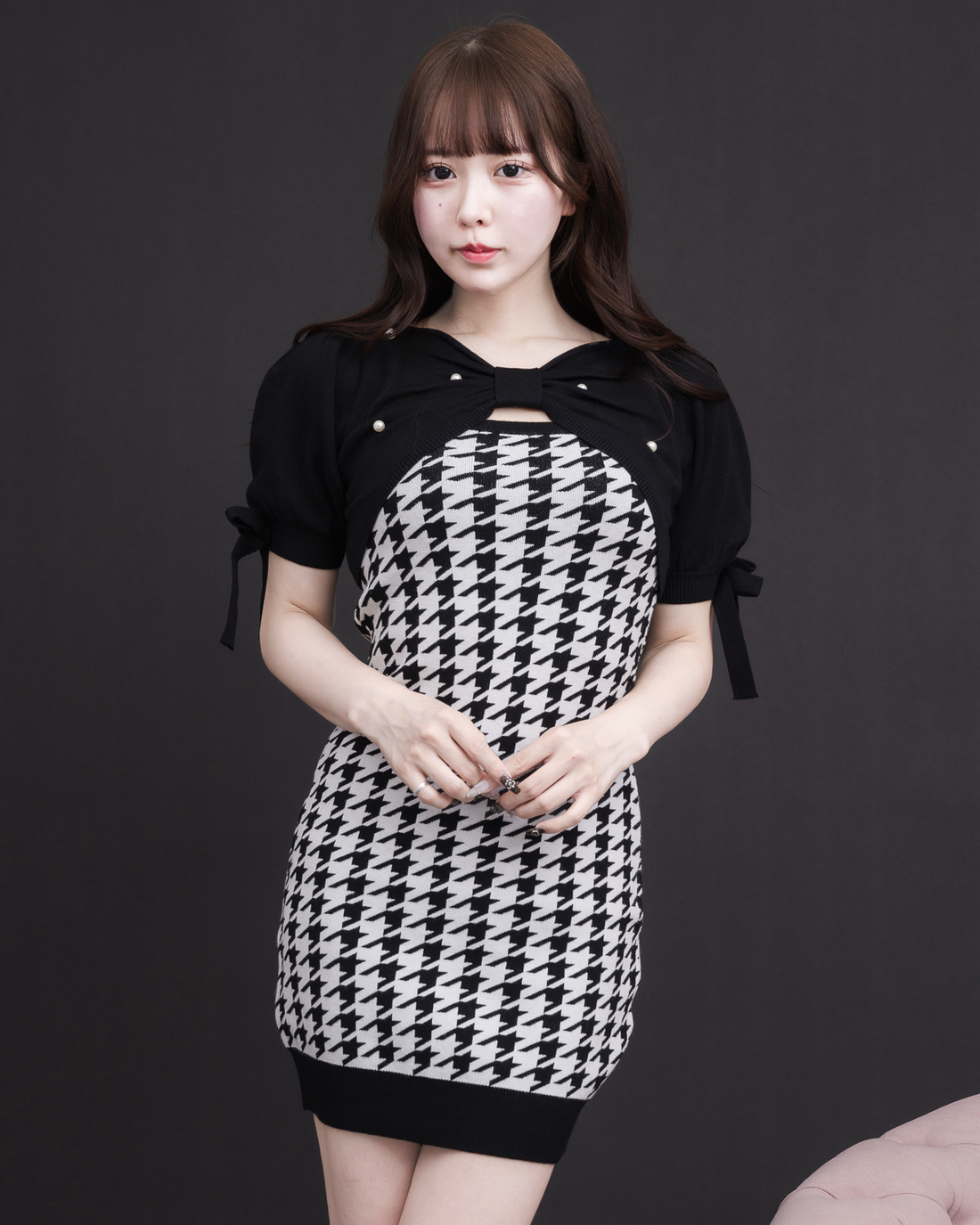 pium ワンピース チェック グレー 量産 地雷 ミニワンピース ONEPIECE – pium