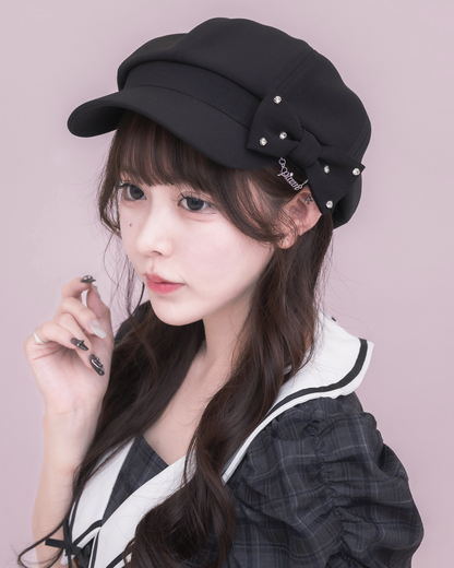 ビジューリボンキャスケット – pium ビジューリボンキャスケット – pium