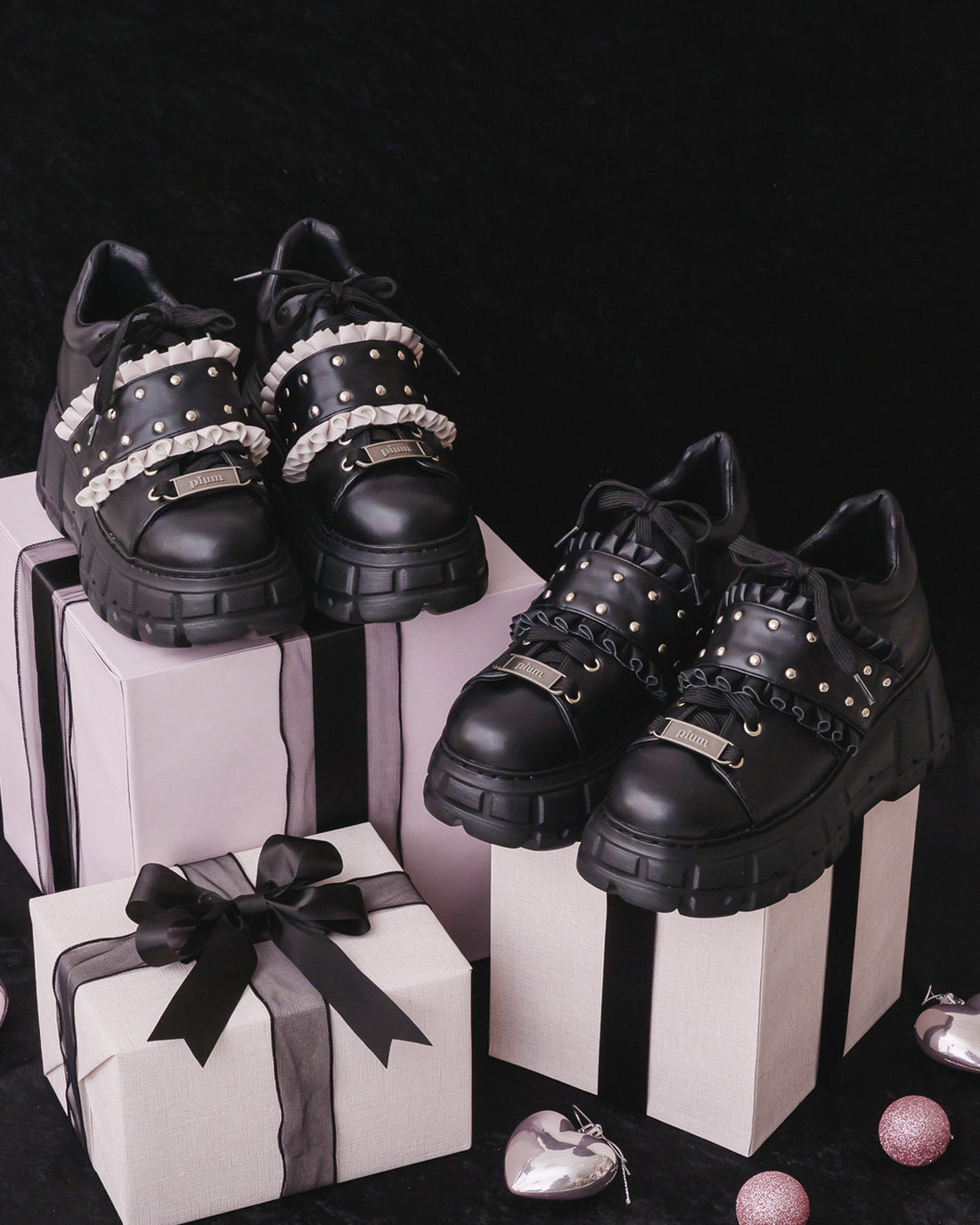 フリルベルトボリュームスニーカー