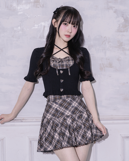 モデル身長：159cm/着用カラー：ブラック