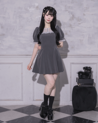 モデル身長：155cm/着用カラー:チャコール