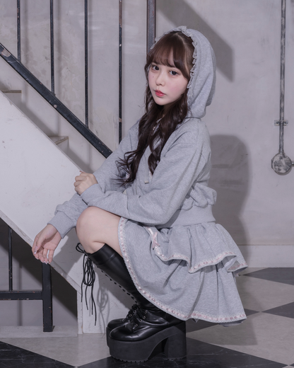 モデル身長：157cm/着用カラー：グレー