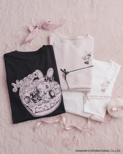 pium×Mezzo Piano ベリエちゃんハートケーキロングTシャツ