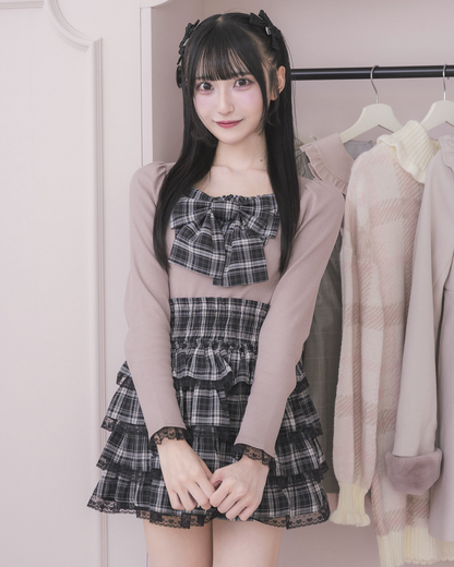 モデル身長：157cm/着用カラー:ピンク