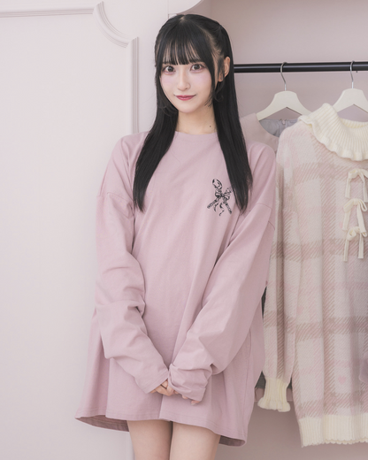モデル身長：157cm/着用カラー:ピンク
