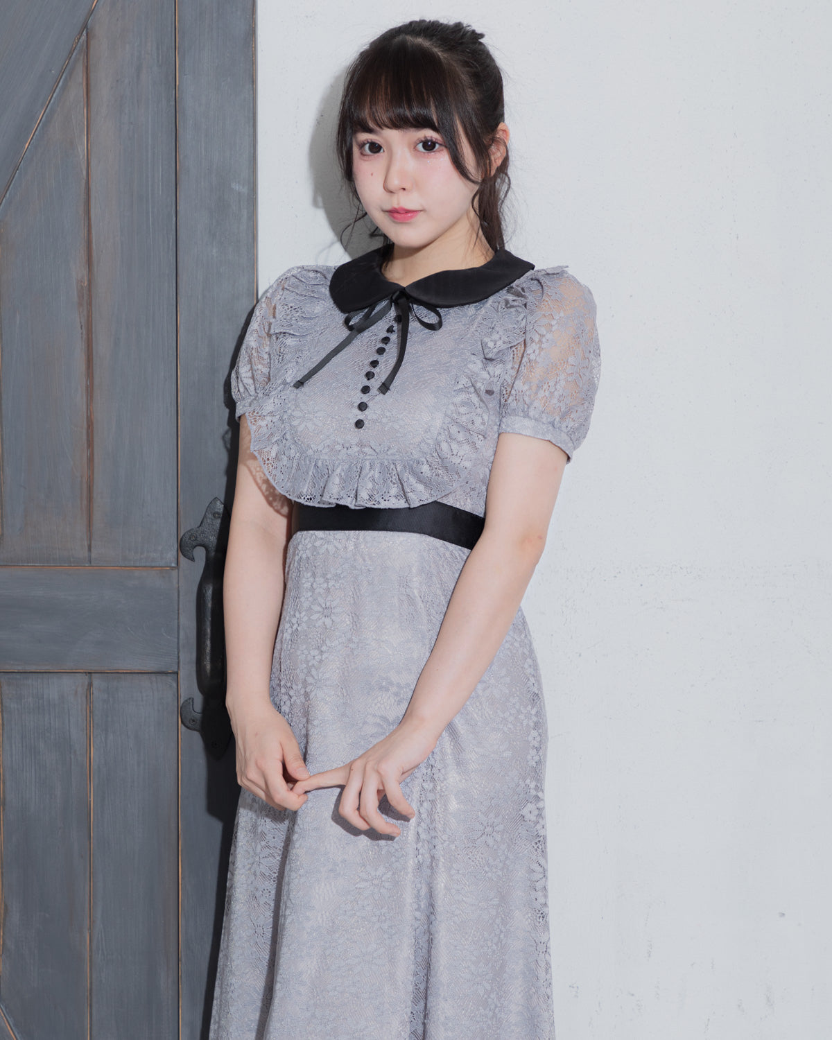 モデル身長:157cm/着用カラー:ブルー