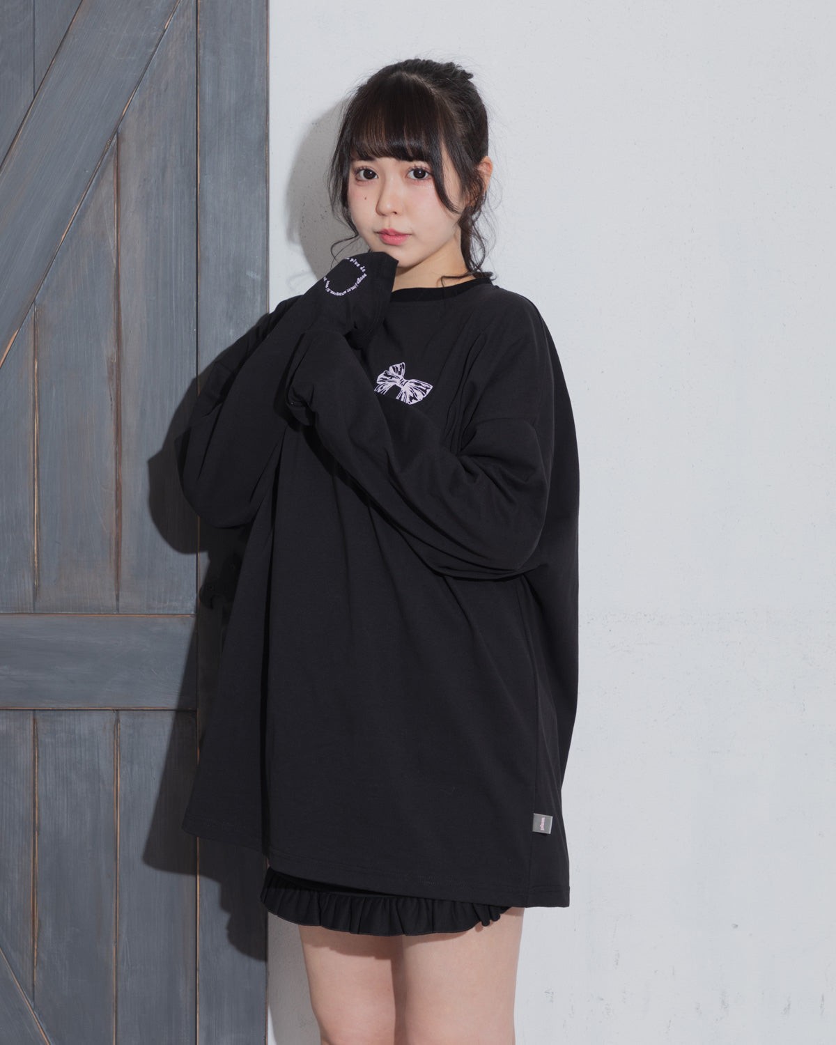 モデル身長:157cm/着用カラー:ブラック