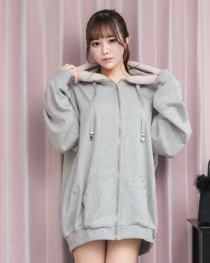 モデル身長:157cm/着用カラー:グレー