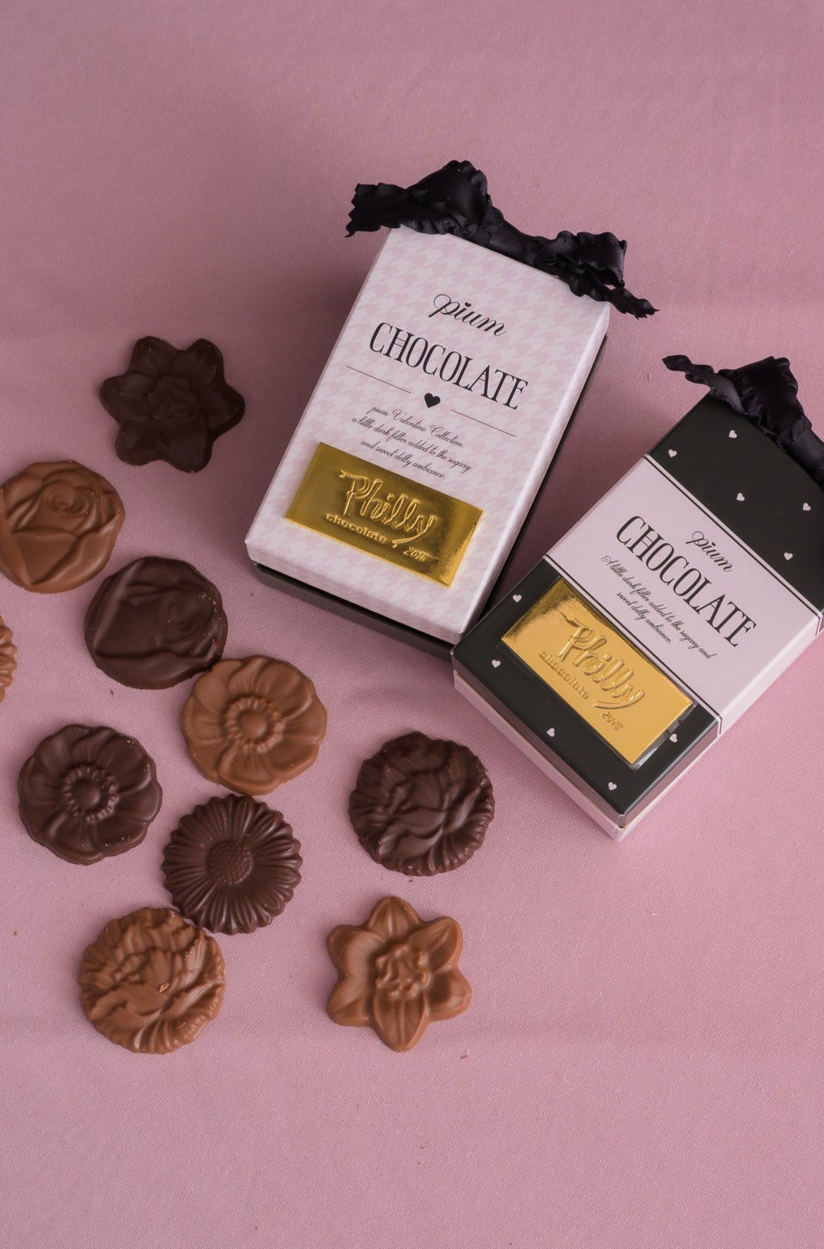 pium ribbon chocolate box