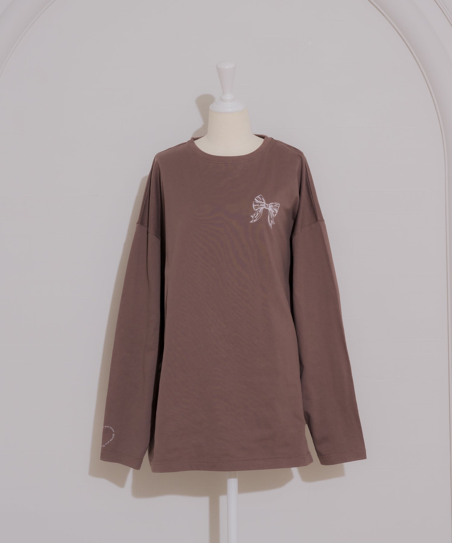 pium melty cake オーバーサイズロングTシャツ