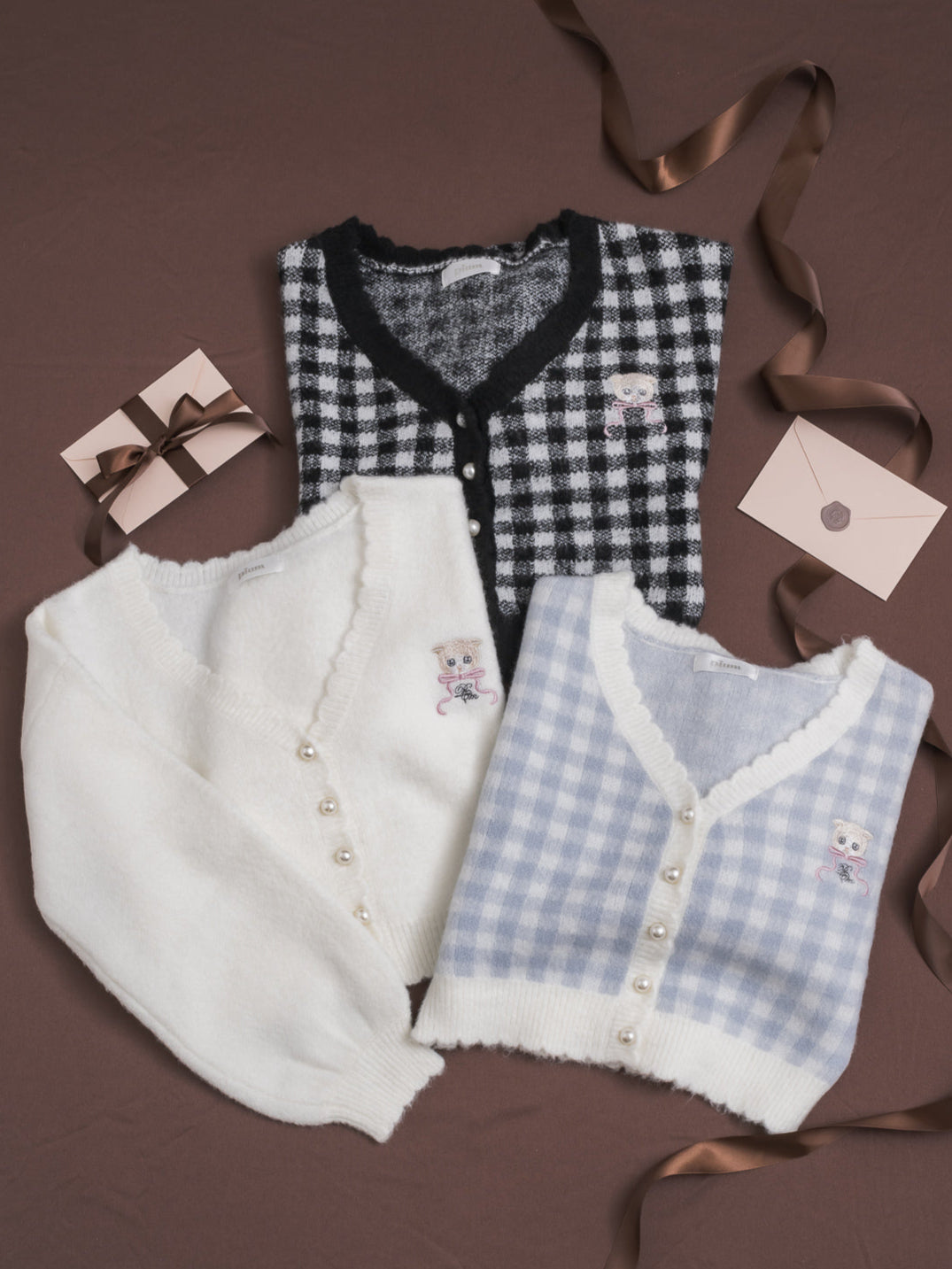 sweet kitten ショート丈カーディガン