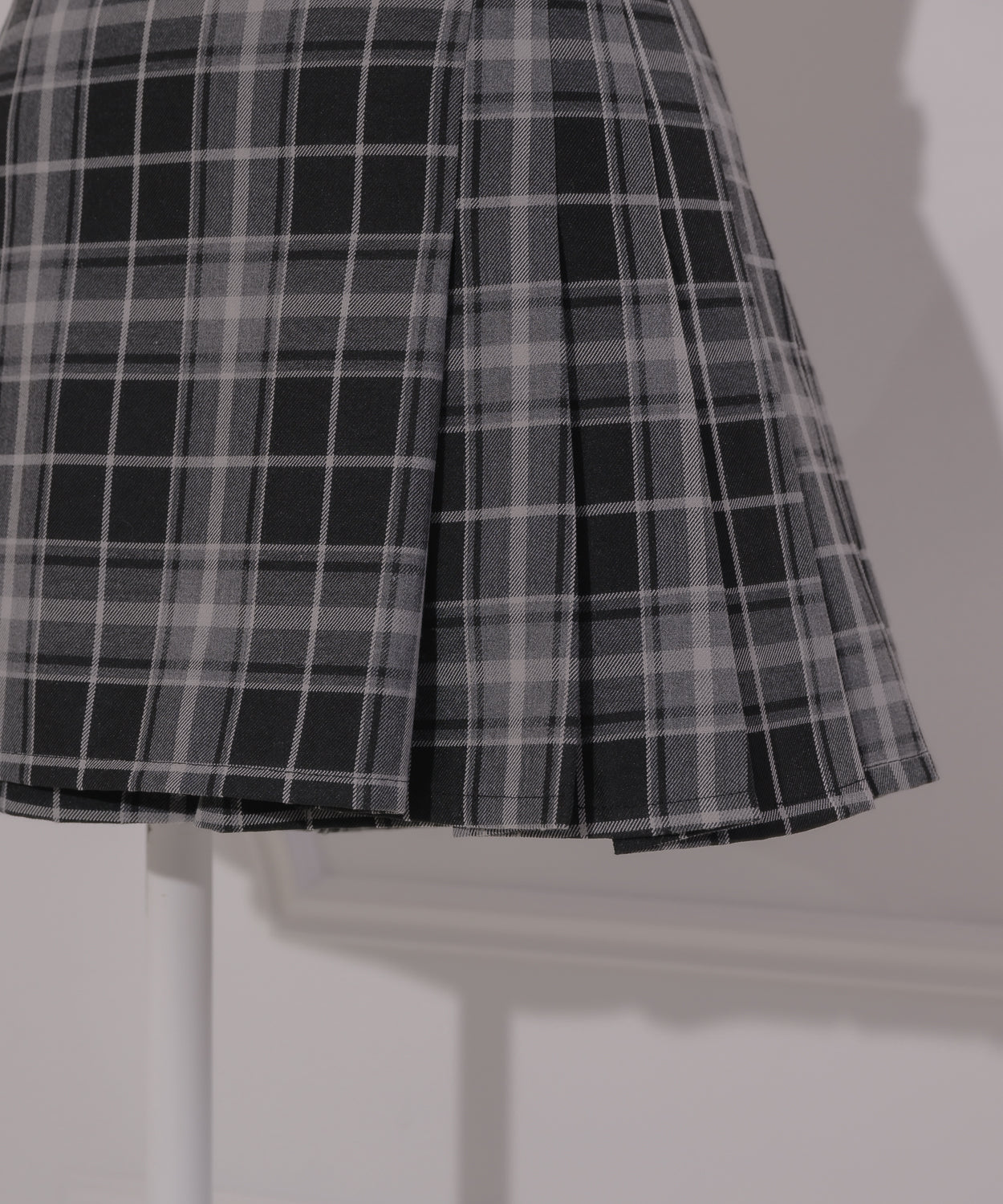 サイドベルトプリーツスカパン