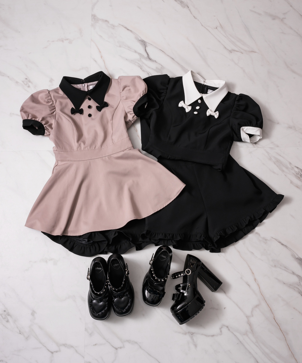 piumリボンカラーセットアップ