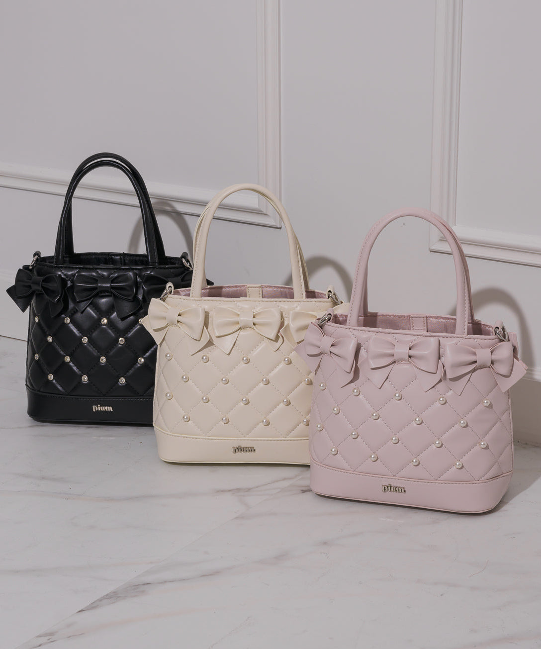 キルティングリボンバッグ