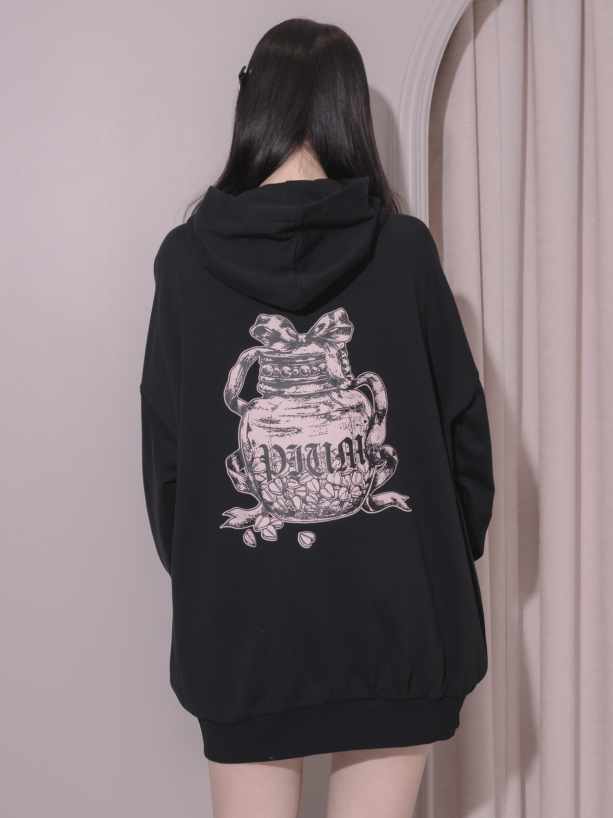 モデル身長:163cm/着用カラー:ブラック