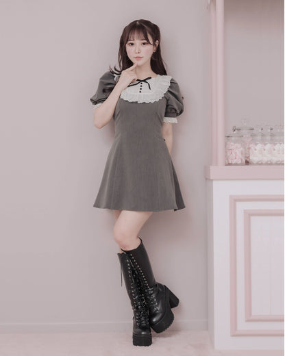 モデル身長：157cm/着用カラー：チャコール