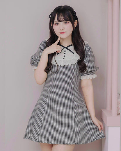 モデル身長：162cm/着用カラー：ギンガム