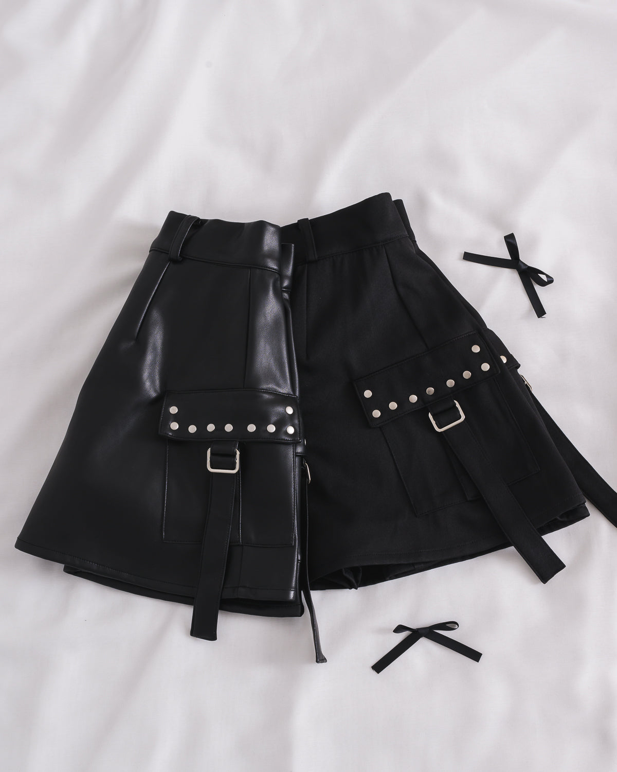 スタッズポケットカーゴミニスカパン