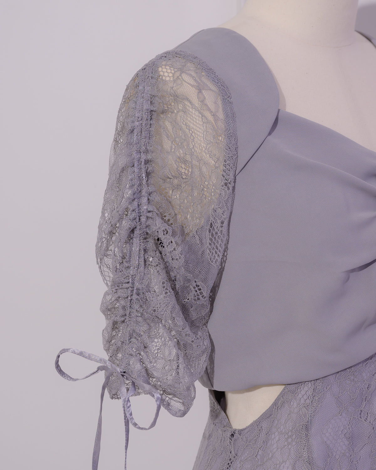 カットアウトマーメイドレースワンピース