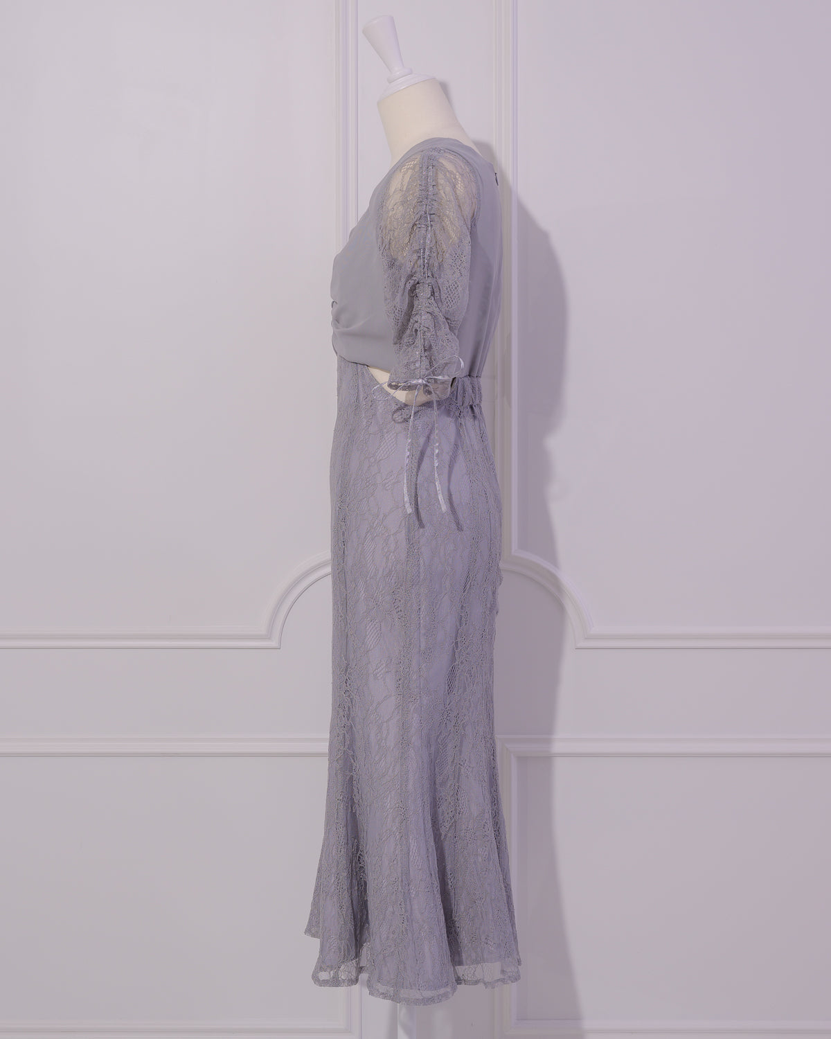 カットアウトマーメイドレースワンピース