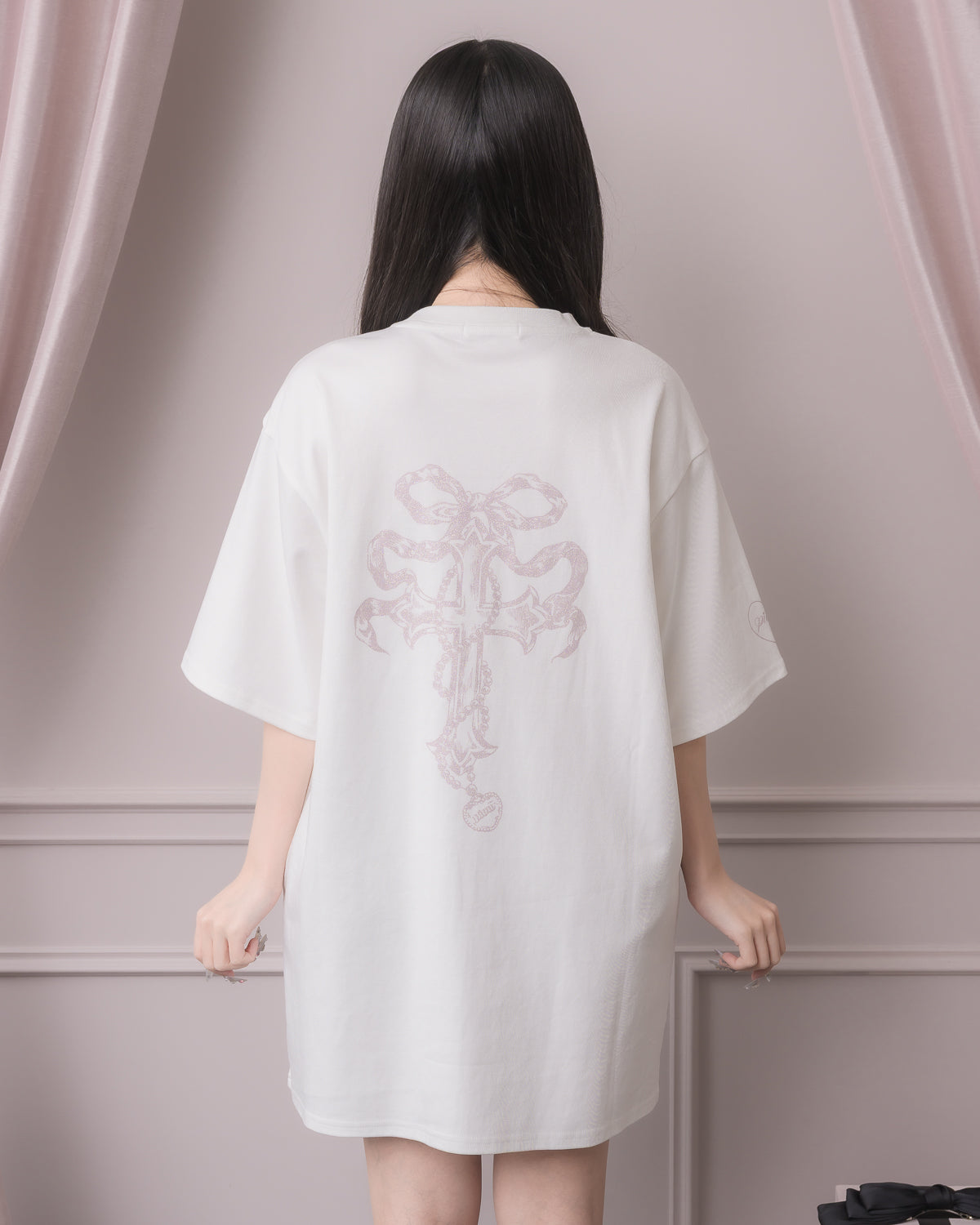 モデル身長：152cm/着用カラー：ホワイト