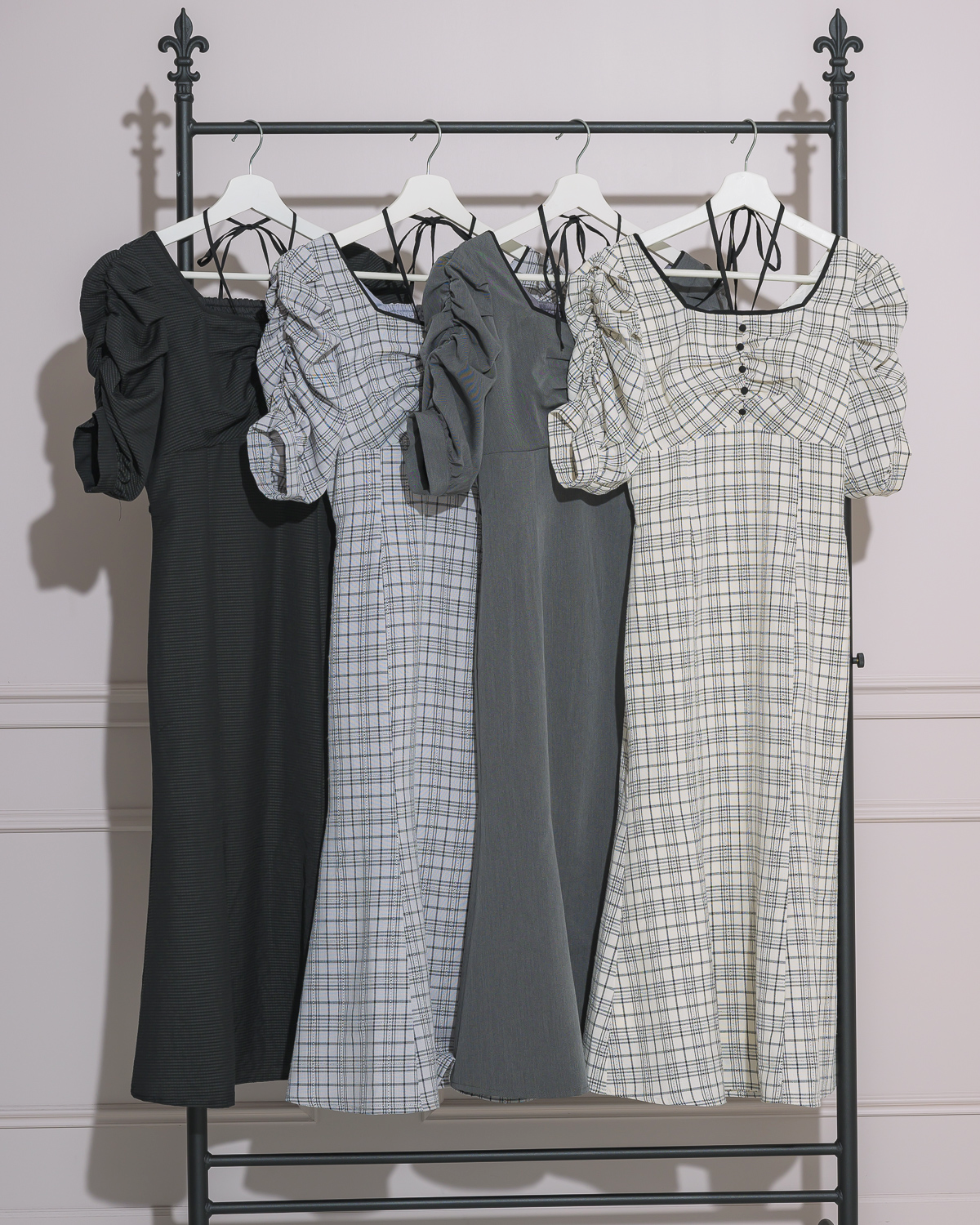 バックカットマーメイドロングワンピース