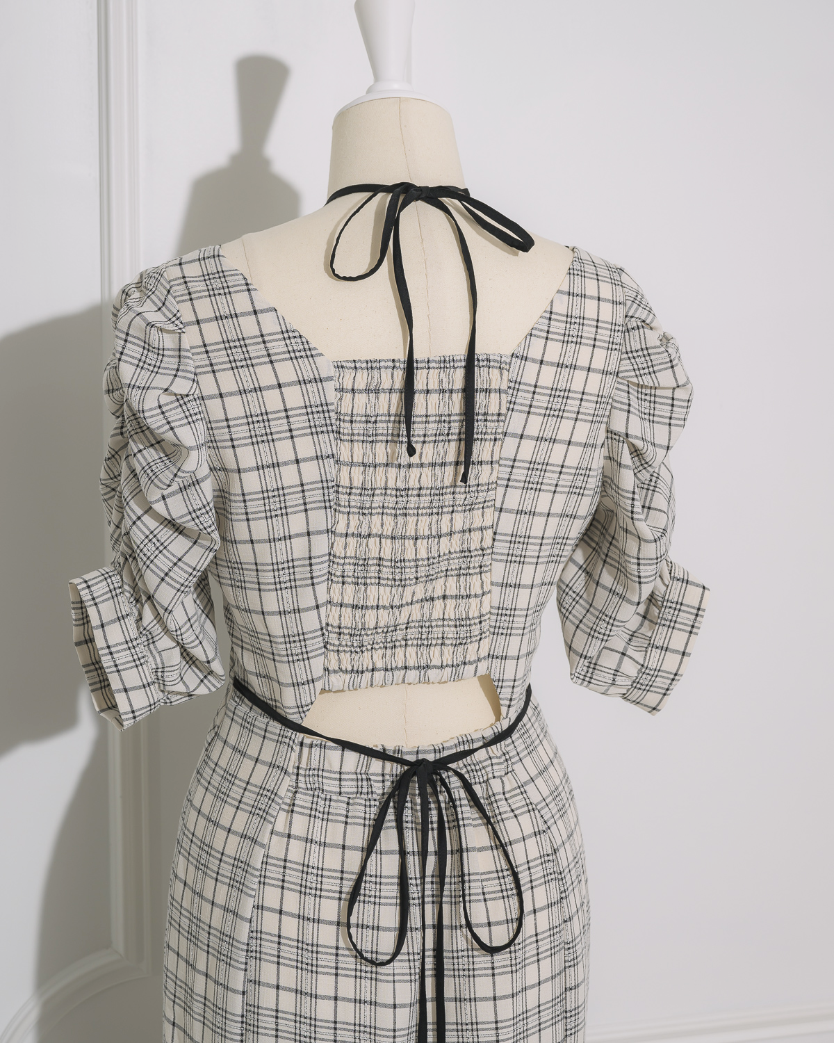 バックカットマーメイドロングワンピース