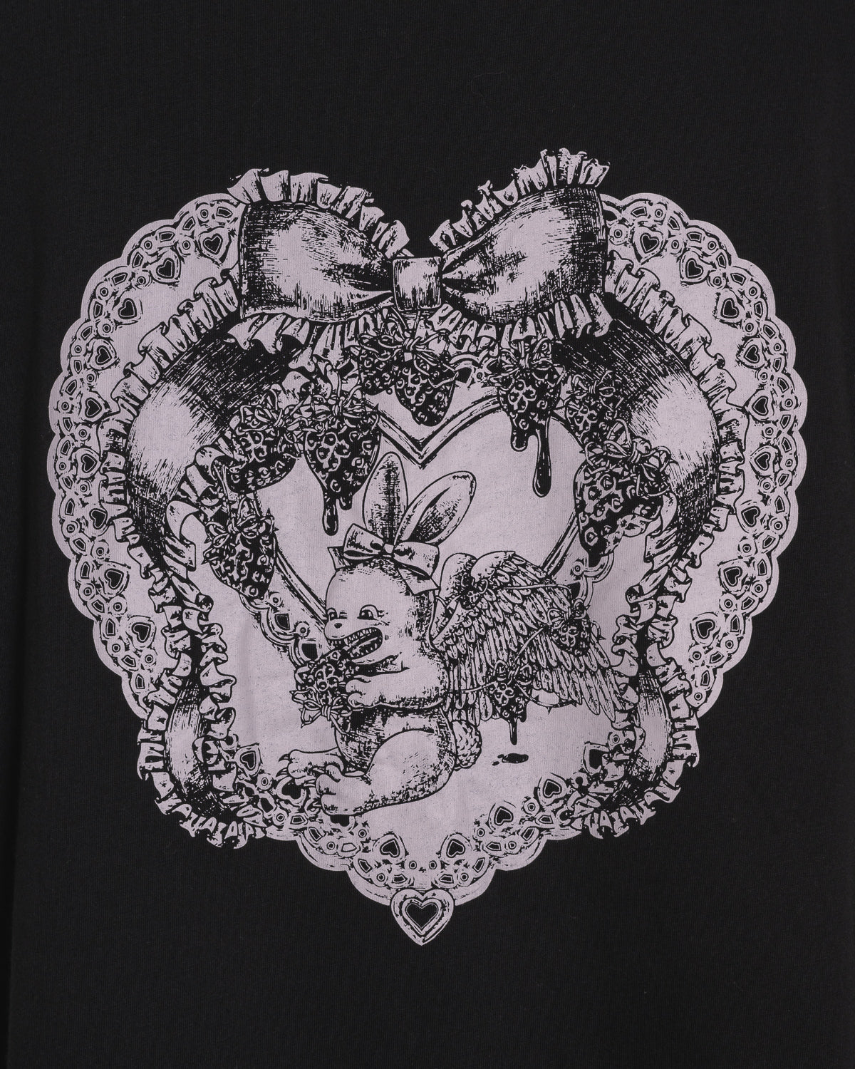 pium sweet berry bunny オーバーサイズ半袖Tシャツ