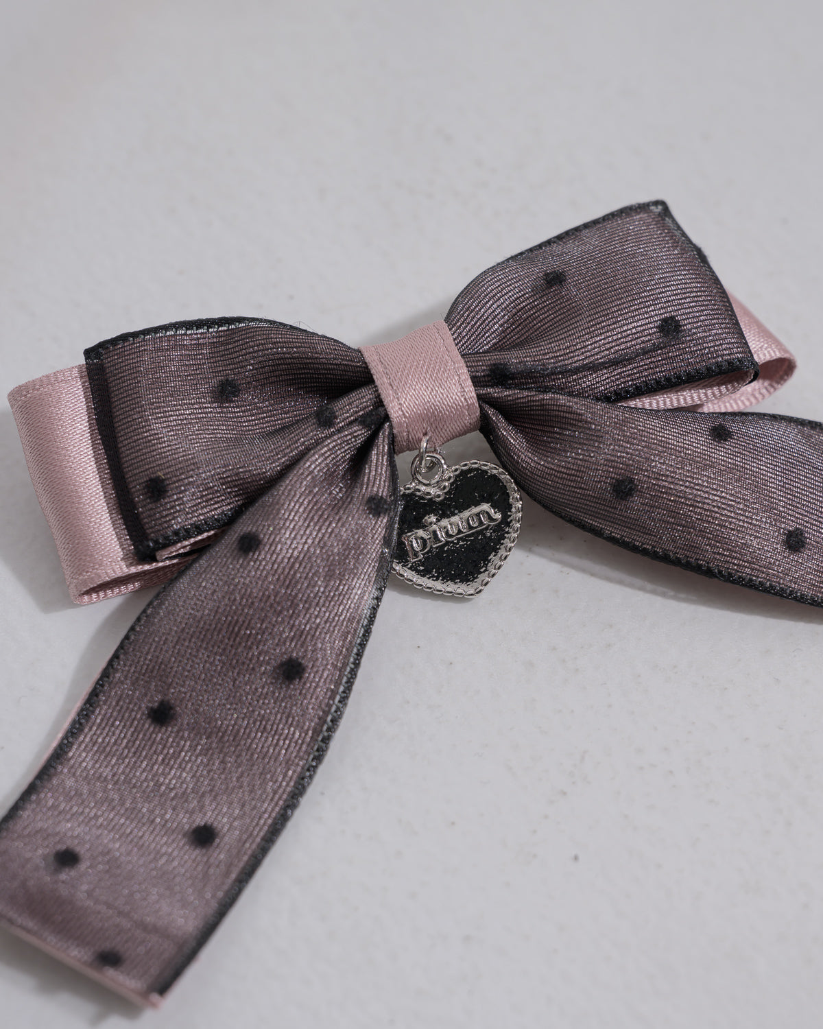 ドットチュールリボンクリップセット