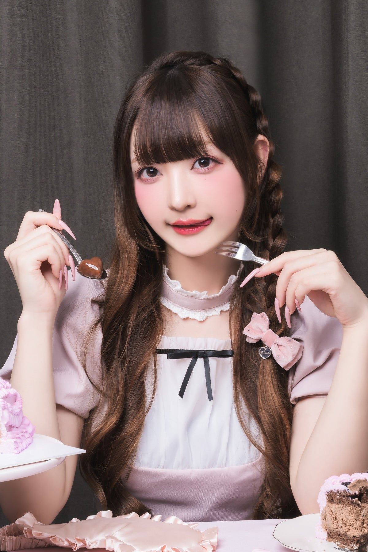 pium beauty 1day カラーコンタクト ちゅるるんブラウン
