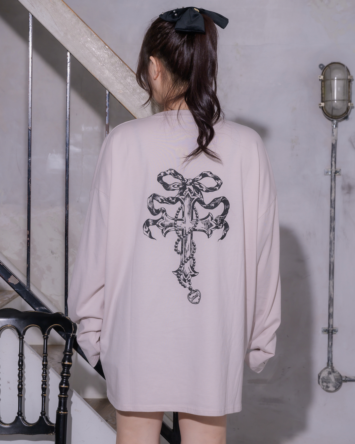 モデル身長:157cm/着用カラー:ピンク