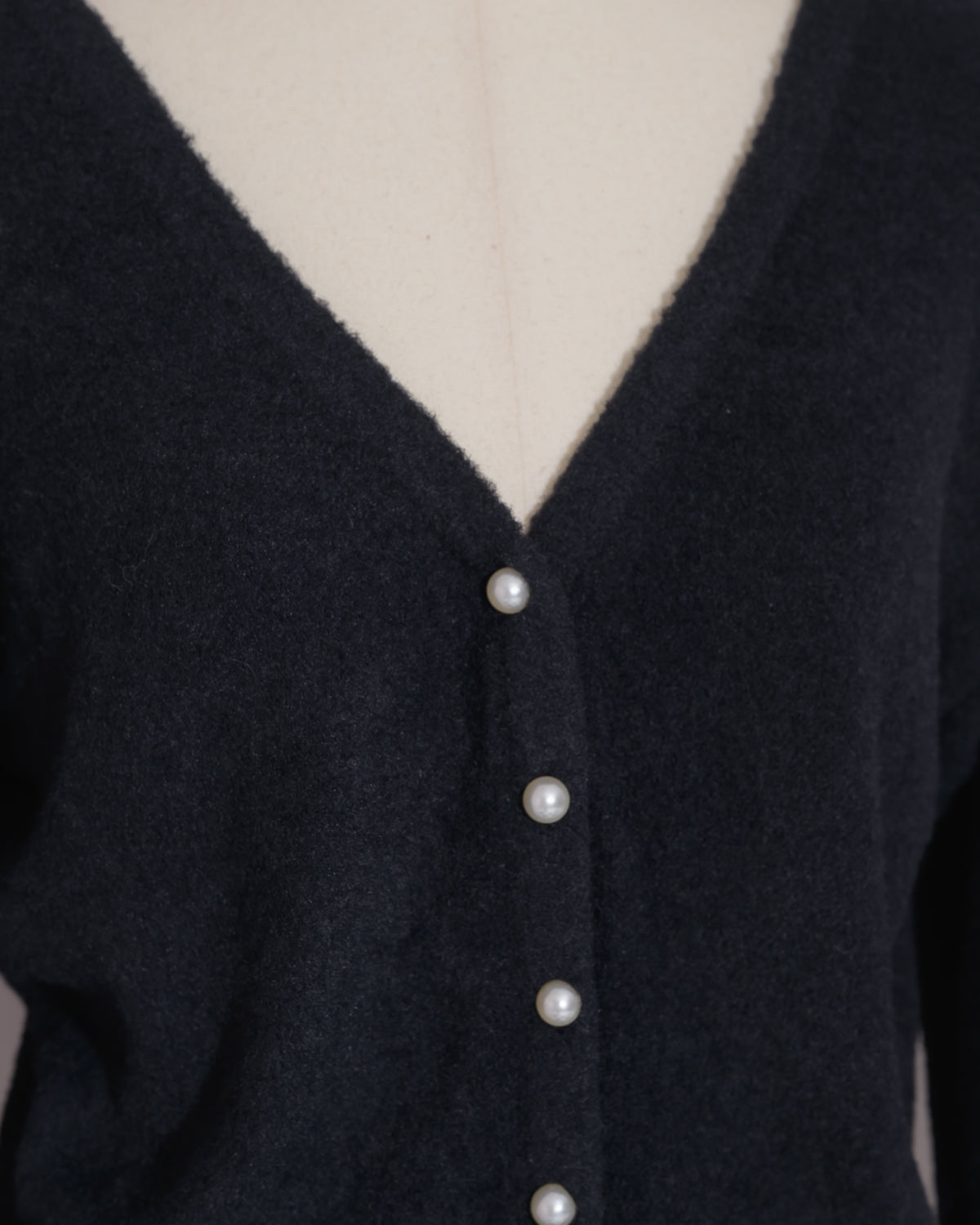 ファー付きマシュマロニットカーディガン