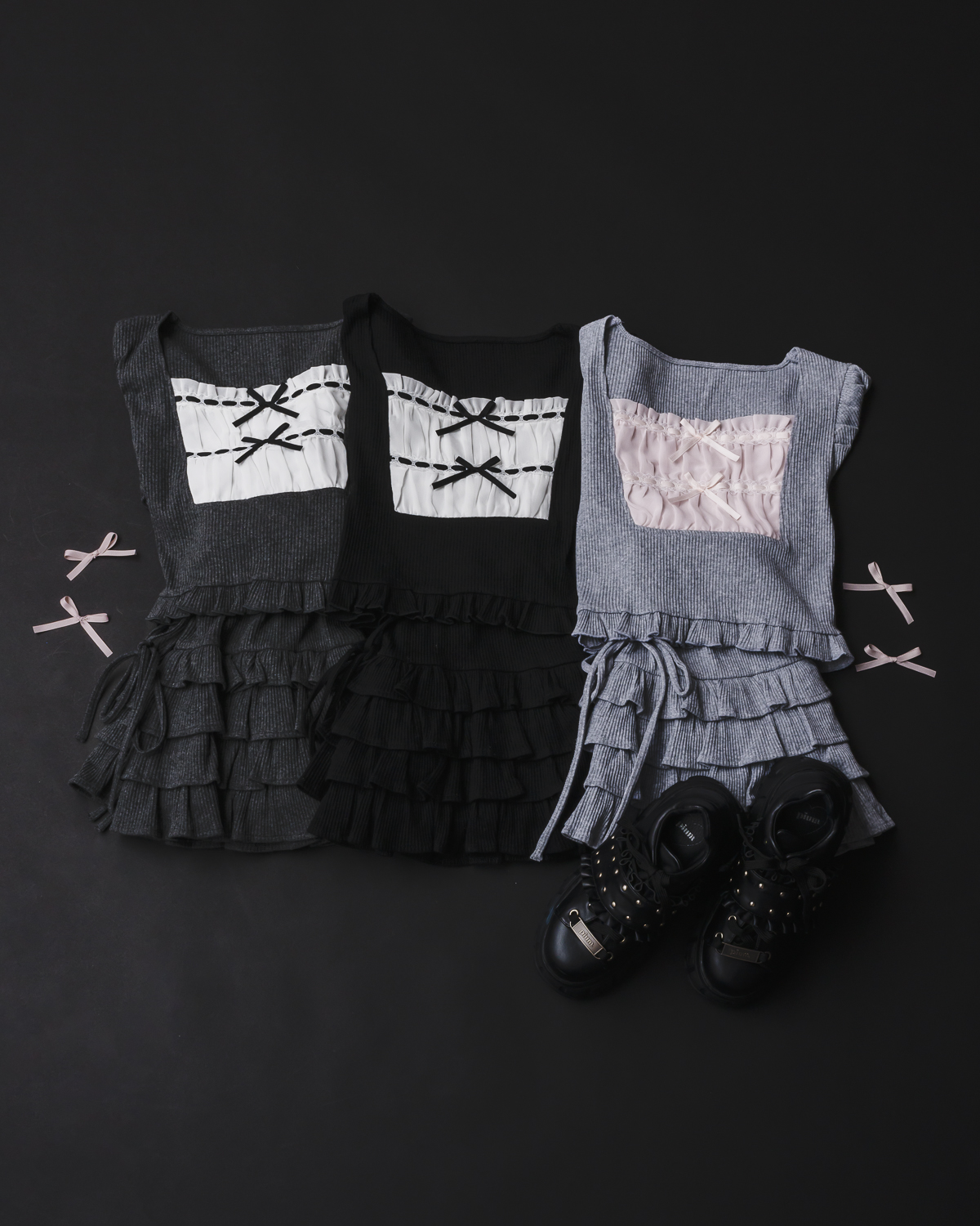 ドーリーフリルカットソーセットアップ