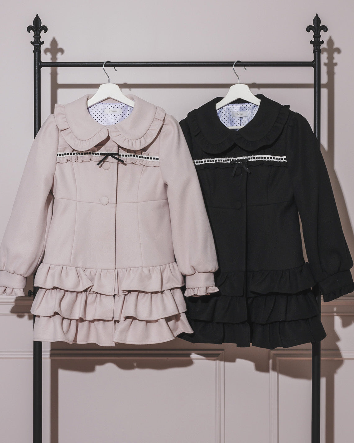 はしごレースティアードミニコート