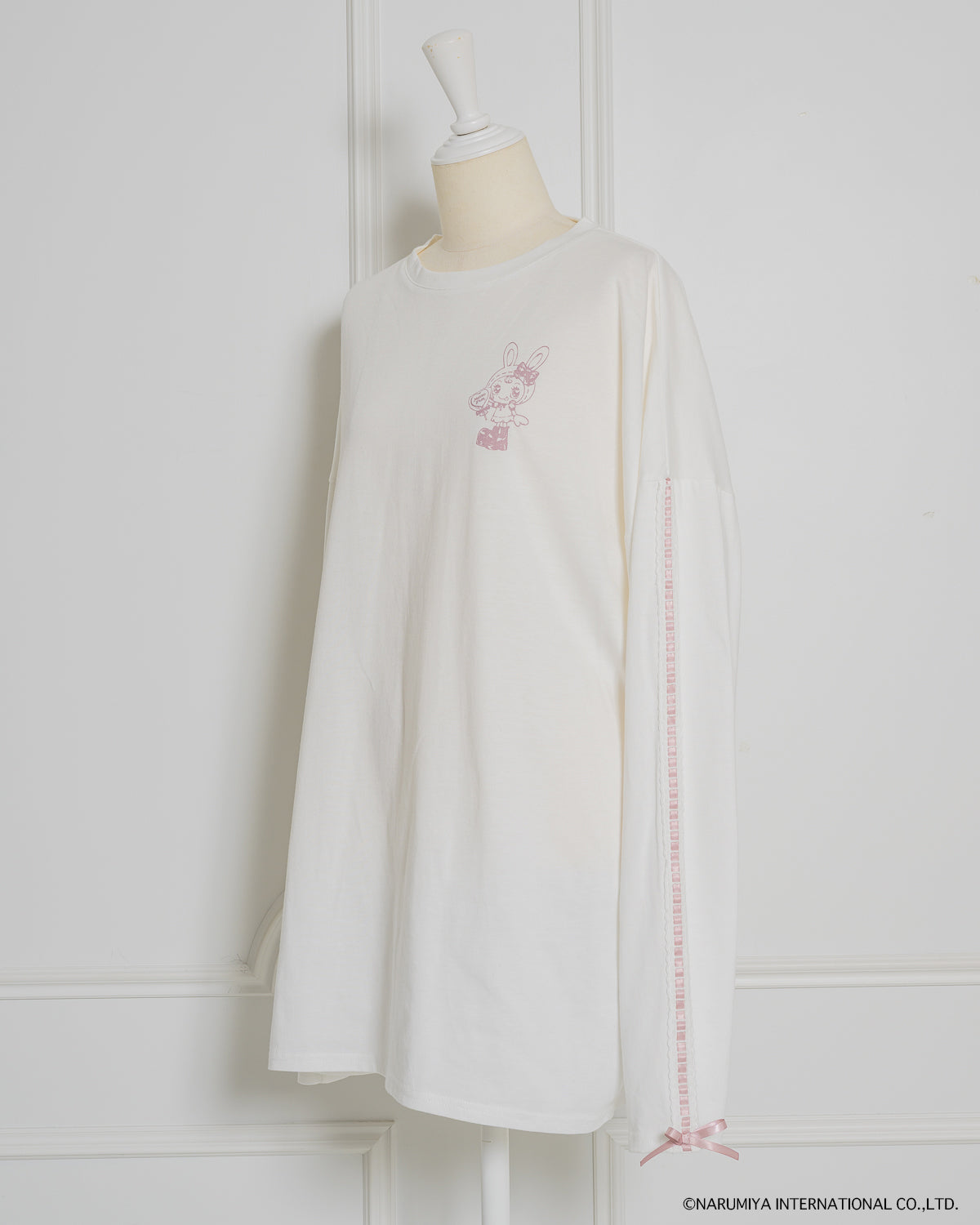 【美品】ベリエちゃんハートケーキロングTシャツ ピンク pium pium×Mezzo Piano ベリエちゃんハートケーキロングTシャツ
